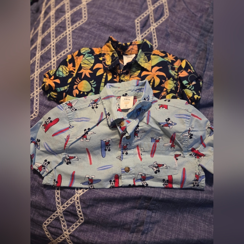 Micket Mouse Button Down Shirts